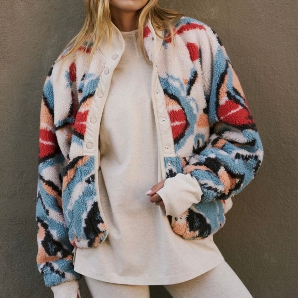 Free People Hit the slopes fleece jacket